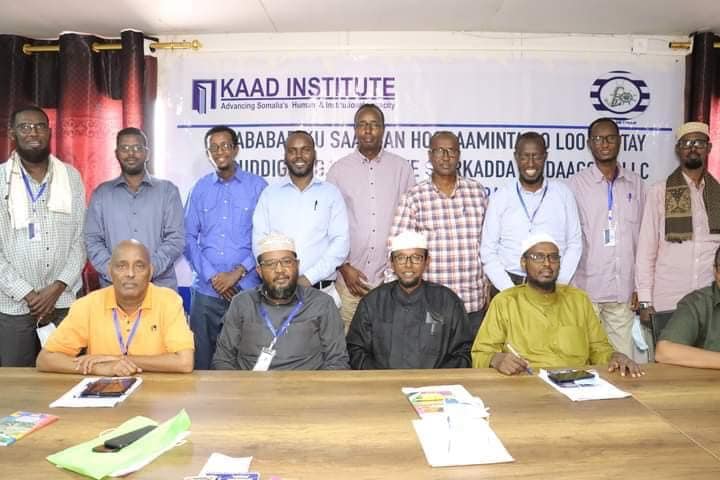 The Board of Directors of Wadaagsan Company LLC and KAAD Institute facilitators at the leadership training